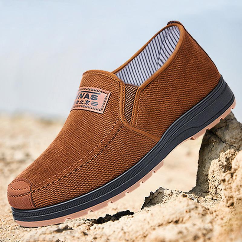 

Men s Shoes New Autumn Breathable Mesh Shoes Middle-aged and Elderly Men s Dad Shoes Casual Soft-soled Cloth Shoes