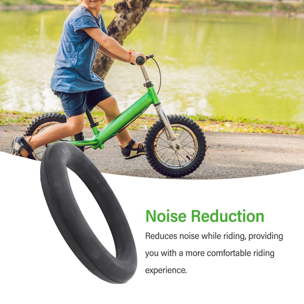 Camera d'aria per Bicicletta da Bambino 12x1.75 in Gomma Resistente al Calore Ammortizzante Riduce il Rumore con Valvola Piegata Camera d'Aria per Pneumatico da Bicicletta per Sostituzione