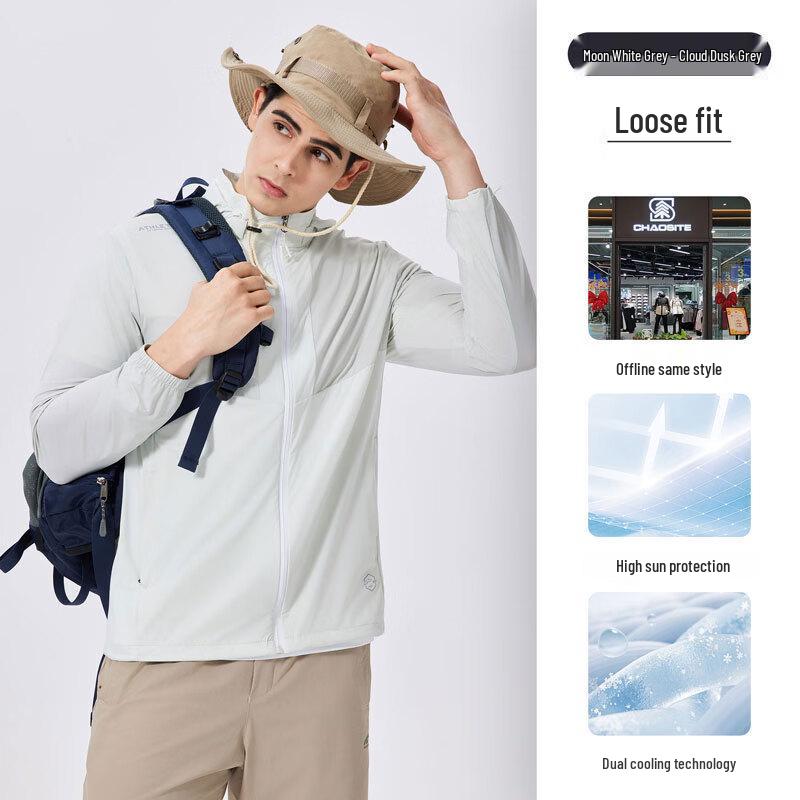 Chaosite Men s Ice Silk Sun Protection Jacket XL