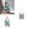 Cartoon Canvas Tote Bag For Women 2023 Summer New Street Fashion Shoulder Bag Large Size