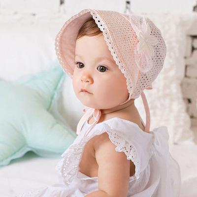 Thin Beanie Lace Flower Fisherman Hat New Sunshade Hat Baby
