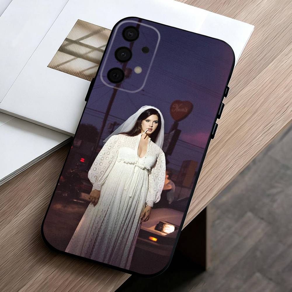 

L-Lana D-Del R-Rey Phone Case For Samsung Galaxy A73,A72,A71,A70,A53,A52,A51,Soft Silicone Black Cover Samsung a11