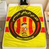 Espérance Sportive de Tunis Flanelová deka s potiskem, Vysoká kvalita, Pohodlná pro všechna roční období, Domácí dekorace, Teplo a pohodlí