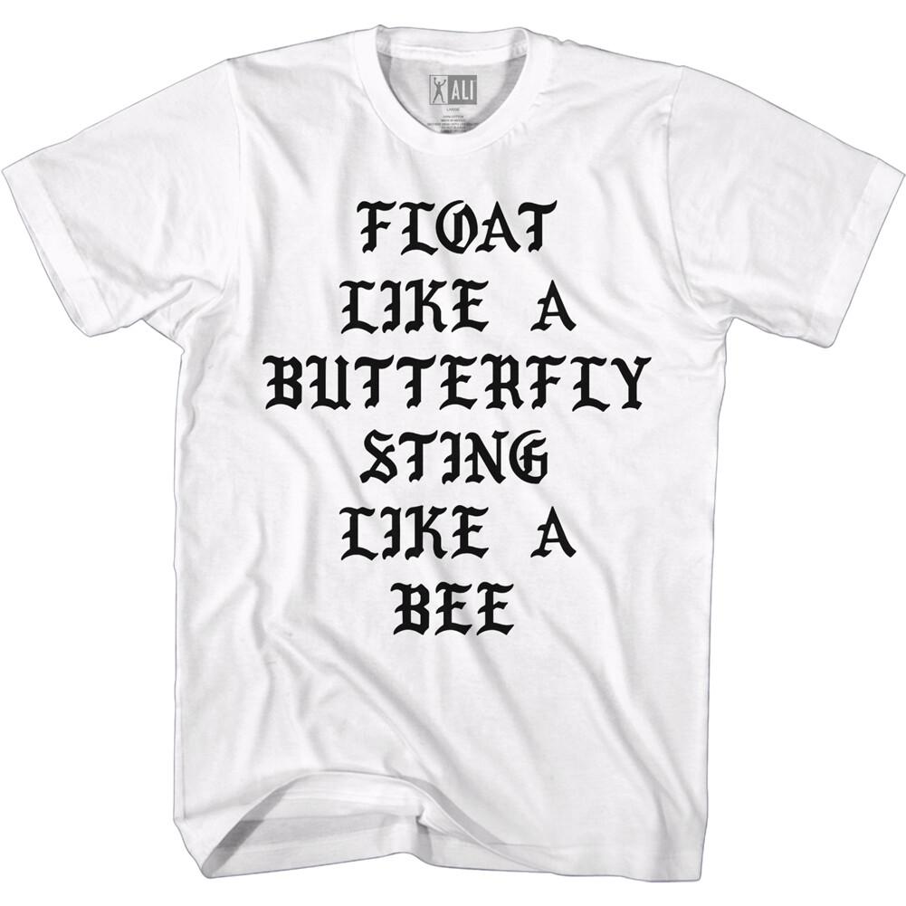 Muhammad Ali Float Like A Butterfly Sting Like A Bee Quote Men T Shirt XXXL