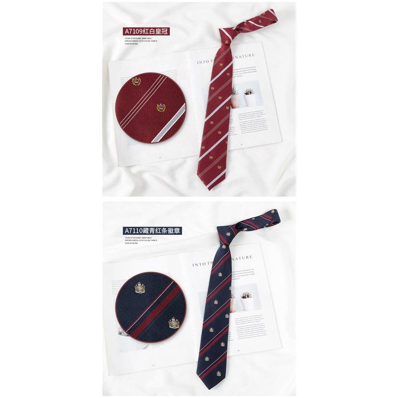Korean Striped Hand Tie Jk College Style