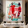Gepersonaliseerd Textiel Wandkleed Mohamed Salah Print Wandkleed Binnen Woonkamer Wanddecoratie