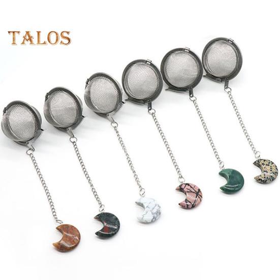 Teesieb, mondförmige Filtration, hochfest, robust, für Hot Pot-Gewürze, Teesieb-Kugel für Cafés