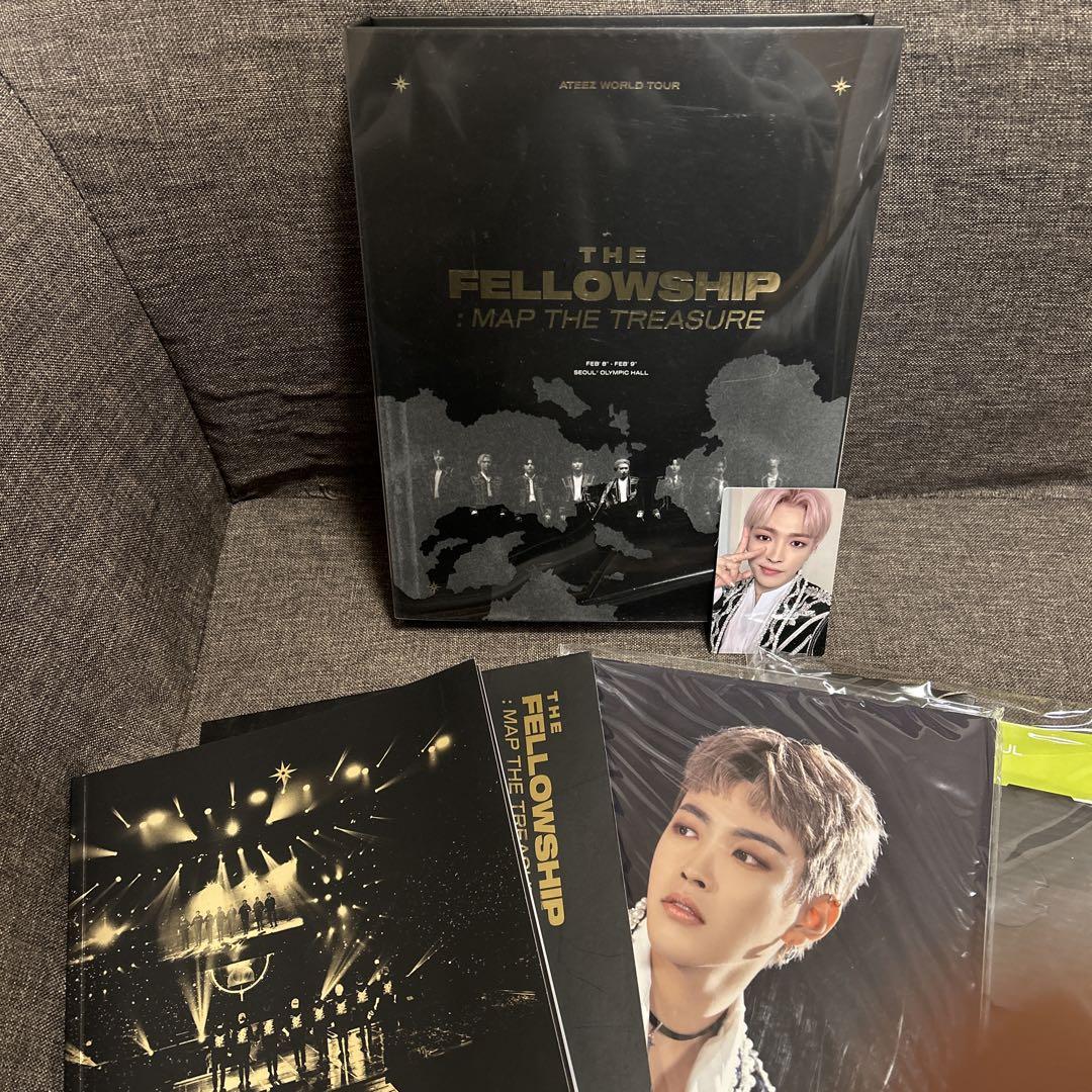 

[USED] ATEEZ DVD Map The Treasure Hongjoong with trading card