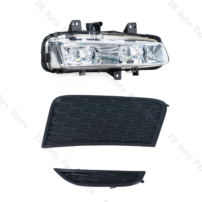 Car LED Front Bumper DRL Daytime Driving Running Lamp Light For Land Rover Range Rover Evoque 2011-2015 Foglight Foglamp