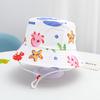 Summer Baby Hat Boy Girl Cotton Uv Protection Sun Cap Children Panama Beach Kids Bucket Hat Cute Cartoon Infant Caps