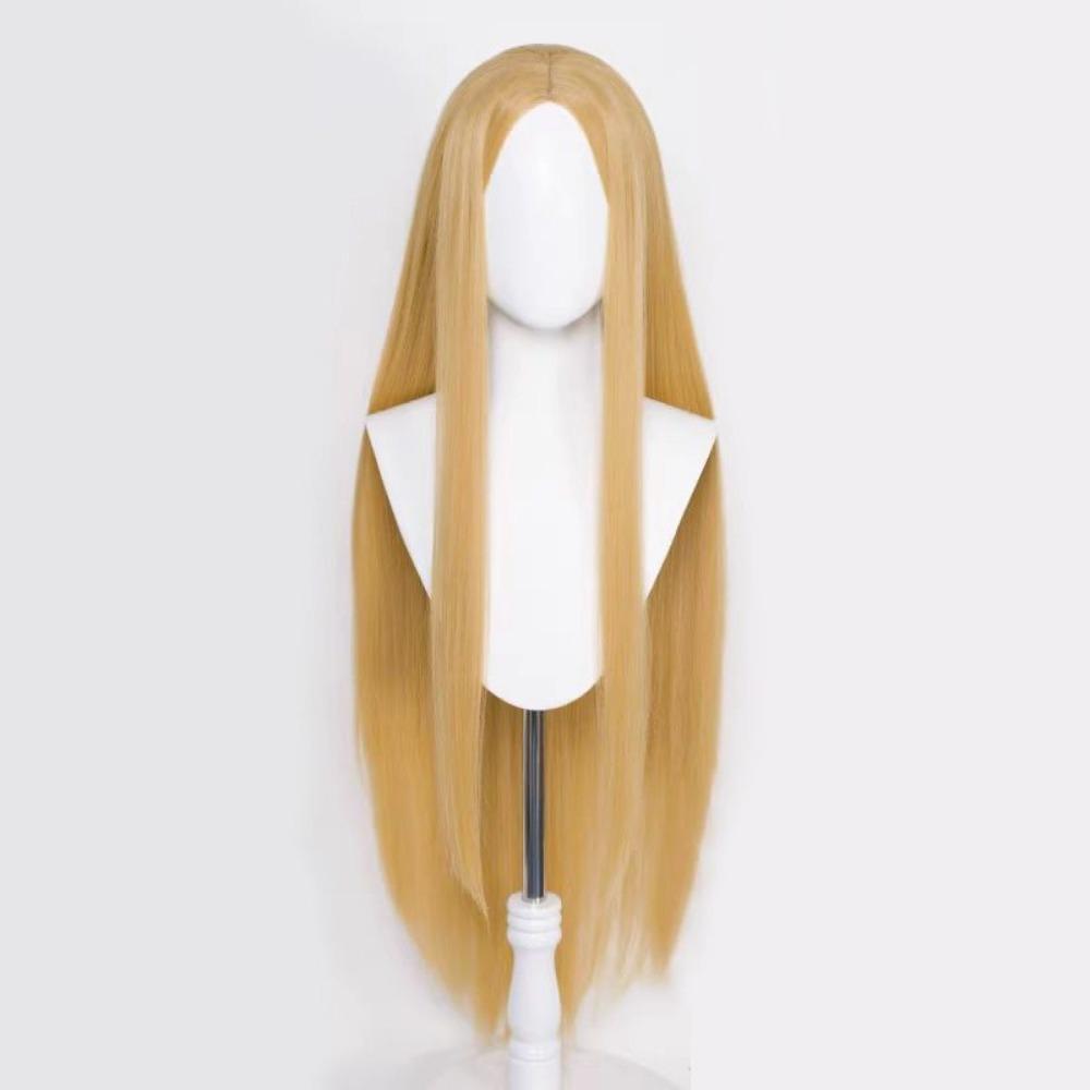 Parrucca Capelli Lisci Ultra Lunghi da 40 Pollici Versatile Anime Parrucca Liscia Cosplay Festa