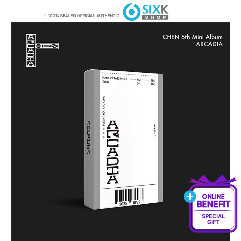 [Pre-order] CHEN(EXO) - The 5th Mini Album [Arcadia] Kiwee Ver. (+Online Benefit)