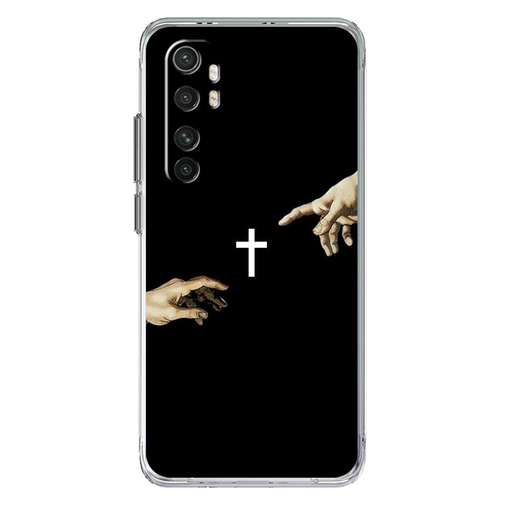 Phone Case For Xiaomi Mi Poco X7 X6 X5 NFC X3 F7 Ultra F6 Pro F3 15 14T 14 13T 11 12 13 Lite TPU Cover Bible Jesus Christ Cross