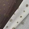 Width of 1.4 Meters Viscose Linen Bead Tube Embroidered Fabric Hand-made DIY Heavy-duty Embroidered Fabric for Clothing