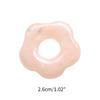 Resin Flower Pendant Hollow Five Petal Floral Charm Jewelry DIY Supplies for Necklace Bracelet Earring Jewelry Making