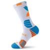 WEZHO Men's Cushioned Mid-High Basketball Socks