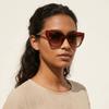 Steampunk Fashion Sunglasses Contrast Color UV Protection Sunglasses Cat Eye Sunglasses  Beachwear