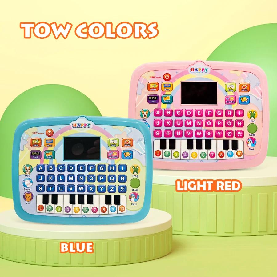 Non-Toxic Early Education Toy Led Screen Learning Machine Toddler Tablet Intelligent Children Learning Machines Laptop Toys For Kids Gifts