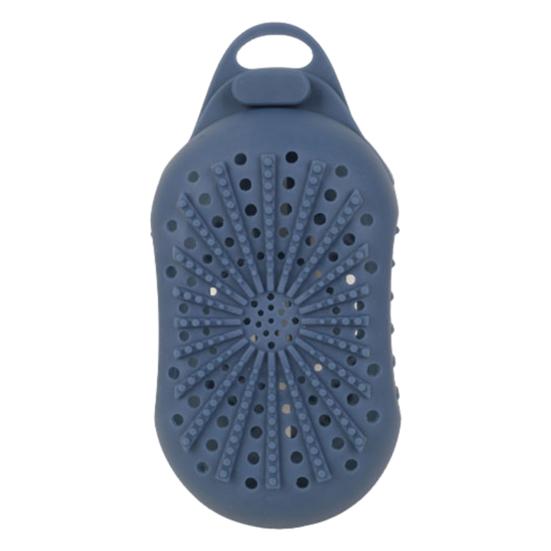 

Silicone Soap Bag with Drainage Holes Button Design Dual-Sided Exfoliating Soap Pouch Soap Saver Pocket Shower Body Scrubber