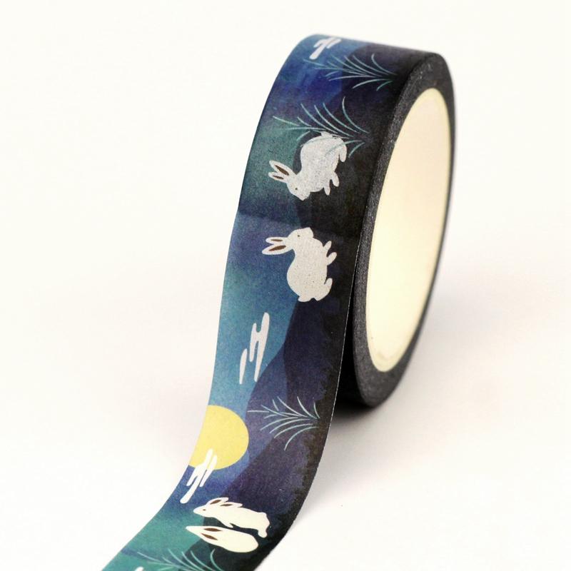

2026 NEW 1PC 10M Spring Patterns Flowers Leaves Rabbits Washi Tape Set for Scrapbooking Masking Tape Cute Jounal Stationery