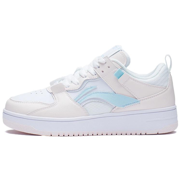New LiNing Mystic Layer Pro Anti Slip Wear Resistant Low Top Skateboard Shoes Women's White Pink AGCR314-6