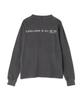 AVIREX Fade Wash Honeycomb Waffle Long Sleeve Size T-Shirt, Men's T-Shirt, L, 410, Charcoal, 783-5130010