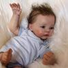 49cm Lifelike Full Vinyl Body Reborn Babies Doll Meadow Realistic 3D Delicate Painting Skin Newborn Doll Cloth Body Rebirth Doll Kid's Birthday Gifts