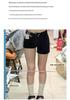 High-Waist Plus Size A-Line Denim Shorts for Pear-Shaped Women - Summer Slimming Loose Fit