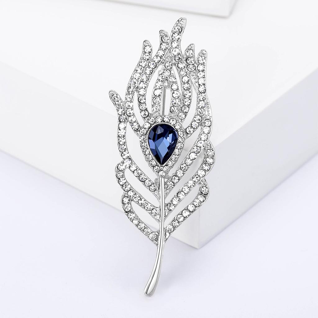 Pendant Feather Brooch Dual Purpose Pin Brooch Ladies Celebrity Temperament Brooch Corsage