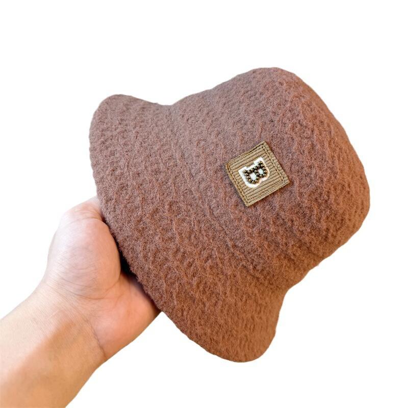 Versatile Fisherman Hat for Autumn and Winter Feminine and Fashionable Bucket Hat Foldable Warm and Windproof In Winter