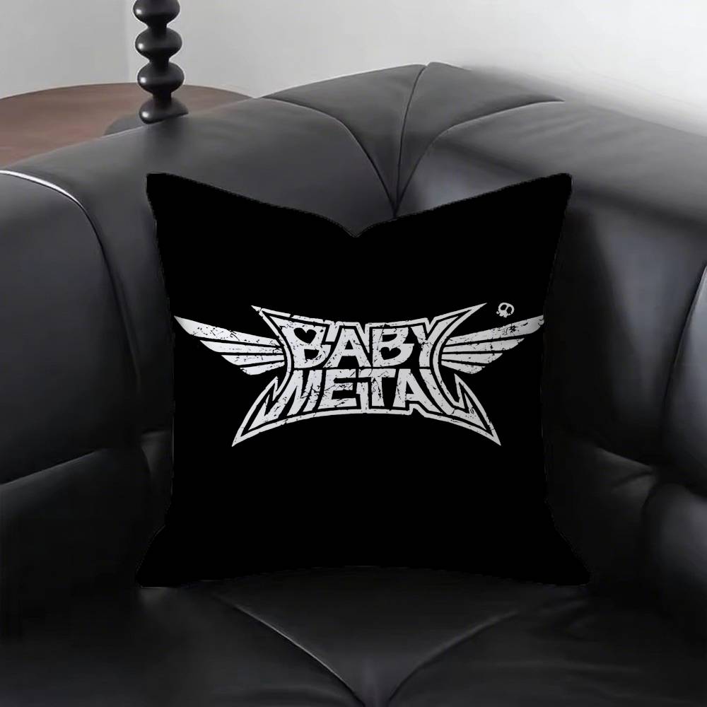 Cute Babymetal Japanese Rock Pillow Case Fashion Square Pillowcase Bedroom Sofa Room Ins Decoration Leisure
