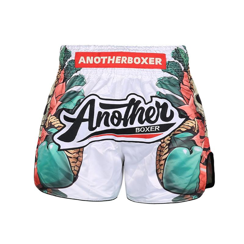 2025 multi-color boxing shorts Thai boxing match training Sanda clothing wholesale shorts European size adult S