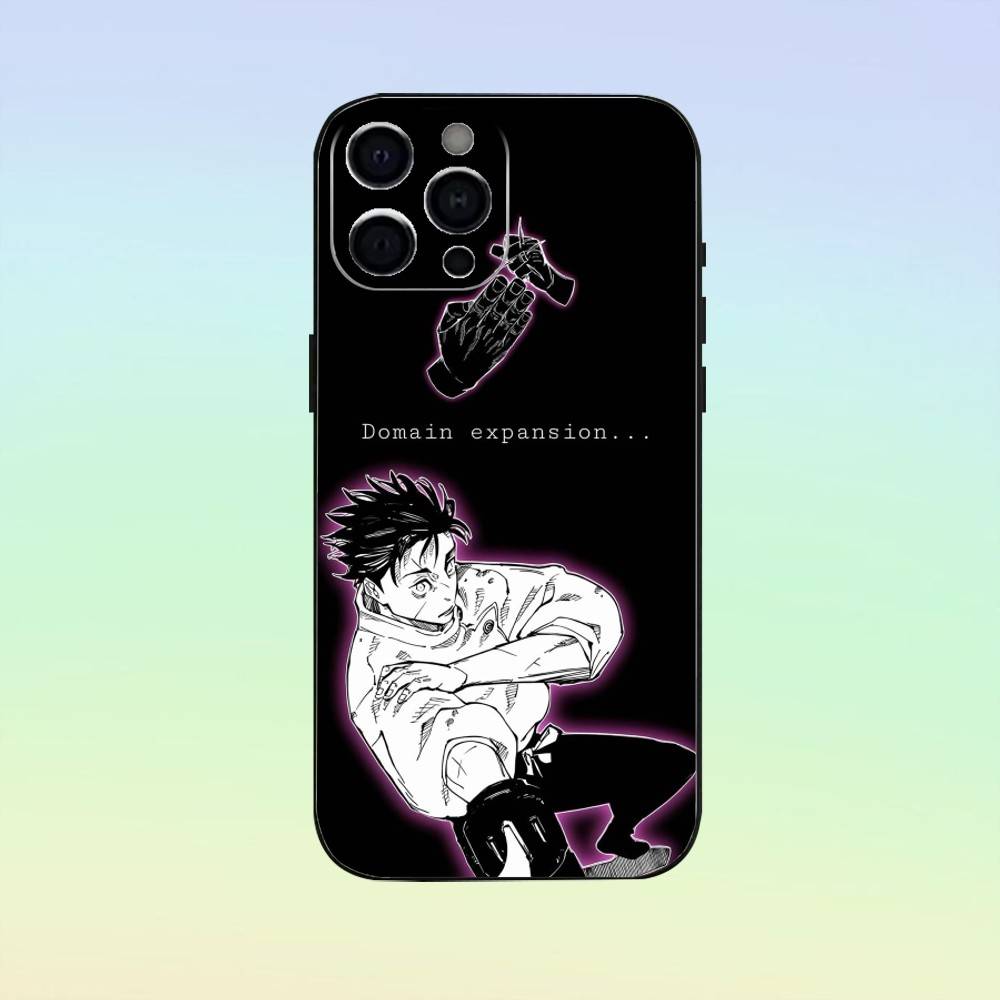 Okkotsu Yuta Jujutsu K-Kaisen Handyhülle Für iPhone 17,16,15,14,13,12,11 ,Weiche Silikon Schwarze Hülle