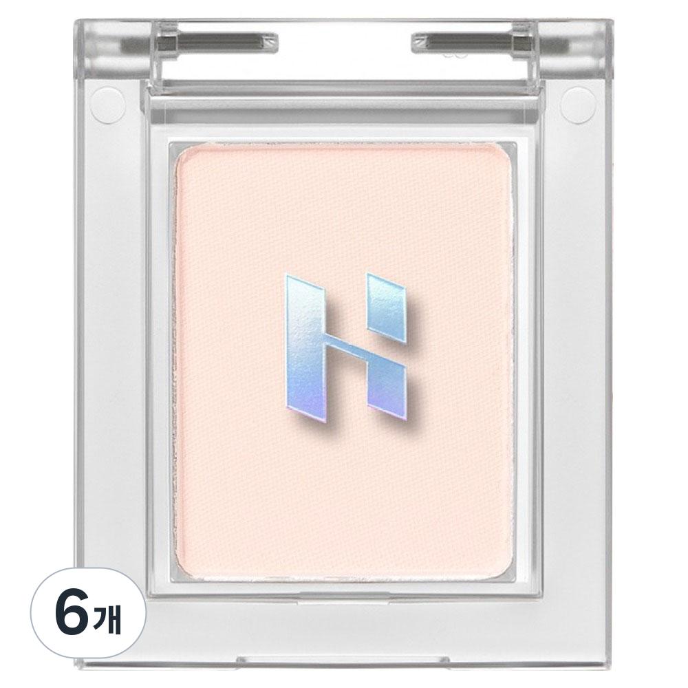 Holika Holika My Fave Piece Eyeshadow, Clean Soap, 6 Pcs