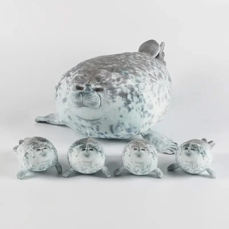 40cm Matka a syn Tuleň pětidílná plyšová hračka Tuleň na zip pro chlapce a dívky Vánoční dárky Halloween