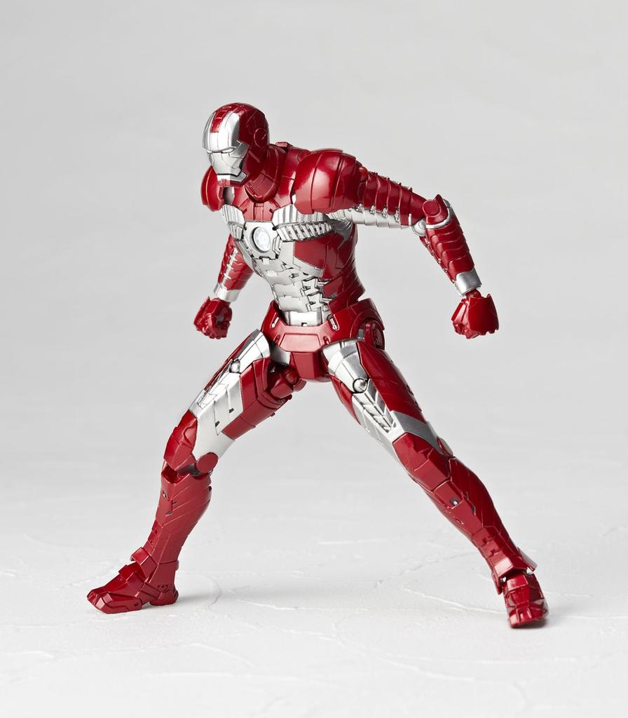 Legacy OF Revoltech Iron Man 2 Iron Man Mark V 155mm Painted Movable Figure Approx. ABS&PVC LR-024 [Item]