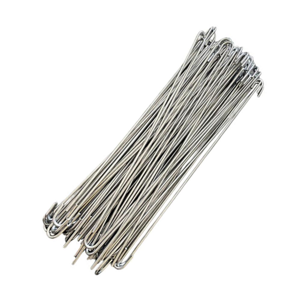 100pcs Multipurpose Stainless Steel Fence Fasteners Corrosions Resistant Fence Repair Ties for Home and Agricultural Use