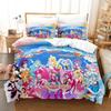 Nuevo Juego de Ropa de Cama Pretty Cure Individual Twin Full Queen King Size Funda Nórdica de Anime para Decoración de Dormitorio de Adulto Niño
