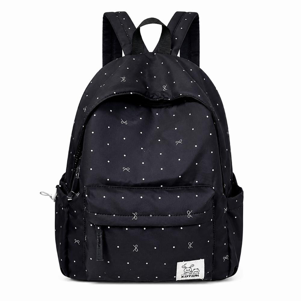 Casual Polka Dot Backpack Lightweight Large Capacity School Bag Cute Students Daypack  Gift