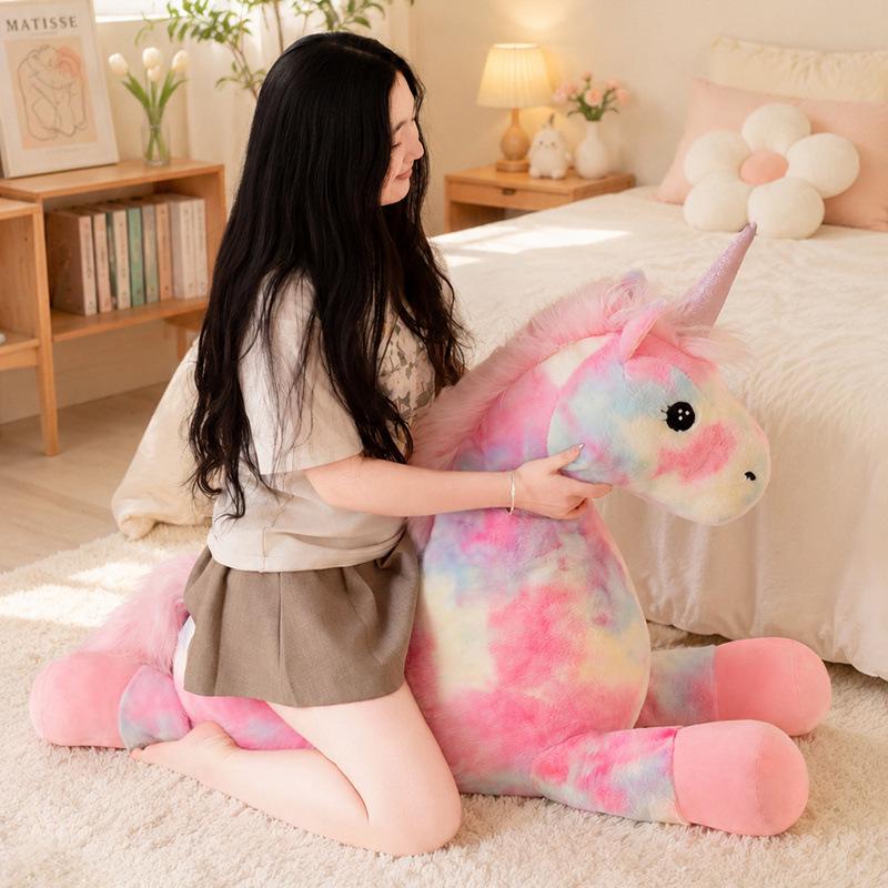 Buntes Einhorn Pegasus Regenbogen Plüschtier - Traumhaftes Geburtstagsgeschenk