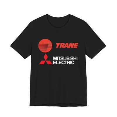 Men's and Women's T-shirts New Trane Mitsubishi HVAC Style Logo Graphic