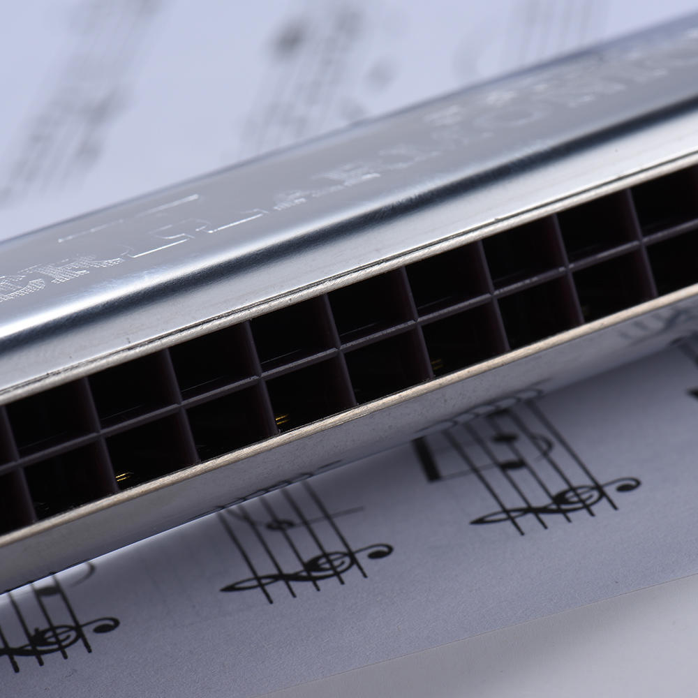 Suzuki W-24 24jamková harmonika Tremolo Key of C with Box Musical Instrument pro začátečníky