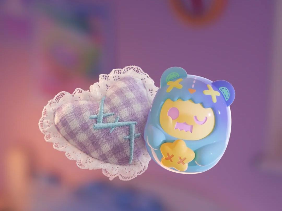 

Shinwoo Ghost Bear Hug Me! Small Series Caixa Caja Dolls Present Desktop Ornament Anime Figurine Toy For Kidss