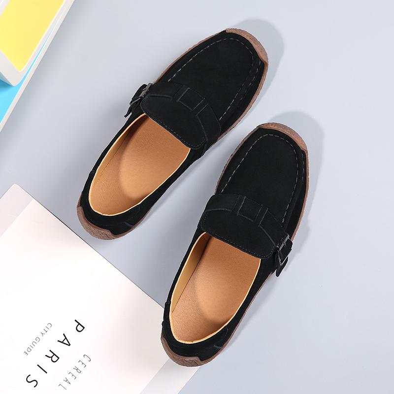 Fashion Leather Ladies Loafers Autumn Womens Shoes Platform Flats Sneakers Female Moccasins Shoe Women Creepers Shoes