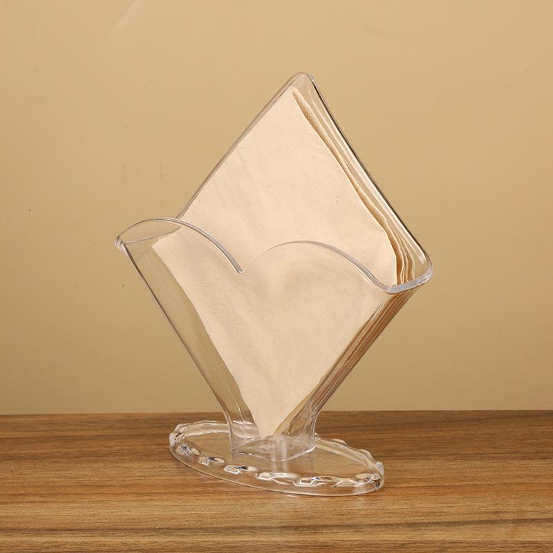 Acryl Taschentuchhalter Vertikal Transparent Kommerzieller Taschentuchspender Restaurant & Hotel Serviettenhalter