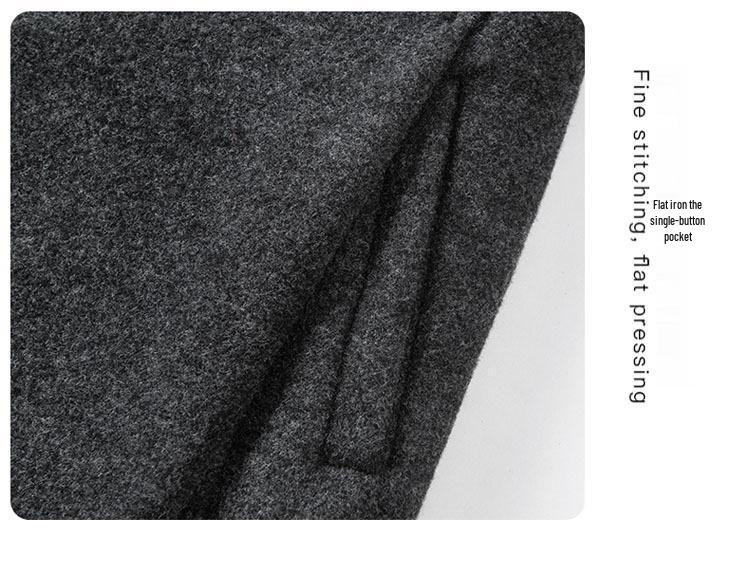 Women's 2025 High-Waist Pleated Wool Scimitar Pants: Autumn/Winter Wide-Leg, Plus Velvet, Warm, Casual, Banana Pants.