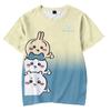 Vtipné tričko Chiikawa Cool Dámske Pánske tričko s okrúhlym výstrihom Ležérne Unisex Streetwear Módne tričko Camisetas Ropa Hombre