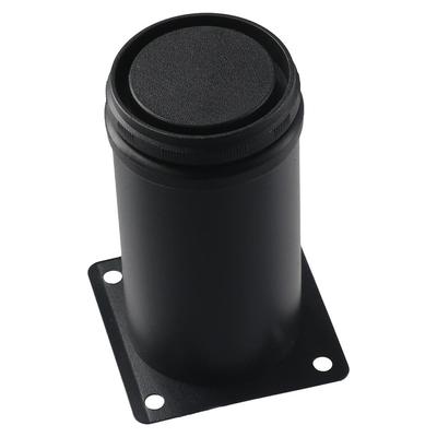 Patas de Mueble de Acero Inoxidable Resistentes Negras de 4 Pulgadas Patas Metálicas para Armarios Patas de Repuesto para Muebles Sofá