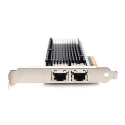 Digitus 10Gbps Dual Port Ethernet Server Pcie X8 Adapter, Intel X540 Bt2