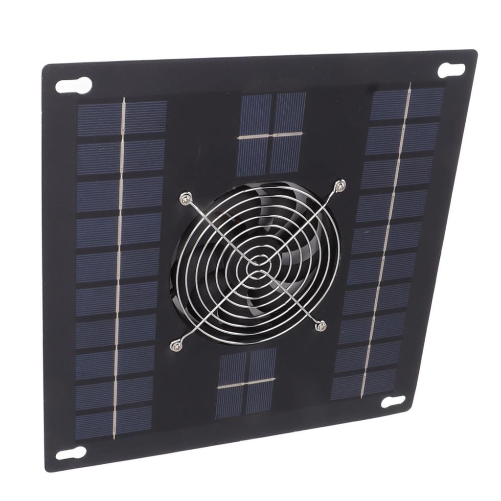 40W Solar Panel Fan Kit Portable Solar Powered Waterproof Fan With Protective Mesh Exhaust For Pet